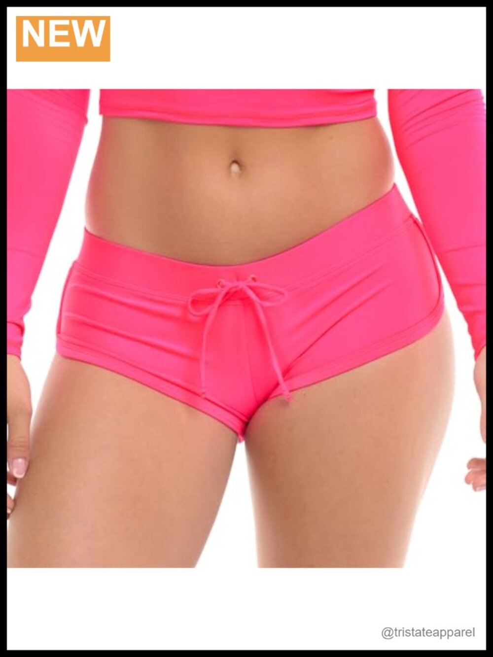 Women's Boyshort Bikini Bottoms Nylon Spandex Swim Shorts
